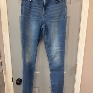 Old Navy Blue High-rise WOW super skinny Denim jeans size 6 Tall